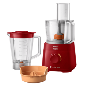 Multiprocessador PowerChop 600 Philips Walita Vermelho 600W + 3 acessórios inclusos - RI7300