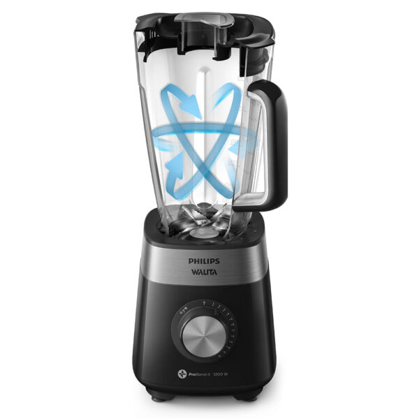 Liquidificador Série 5000 Jarra Inquebrável Philips Walita Preto 1200W - RI2242 - Image 2