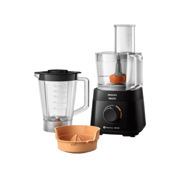 Multiprocessador PowerChop 600 Philips Walita Preto 600W + 3 acessórios inclusos - RI7300
