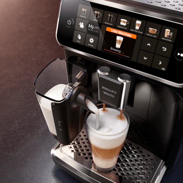 Cafeteira Espresso Superautomática LatteGo Elite Série 5400 Philips Walita Preta 1400W - EP5441 - Image 4
