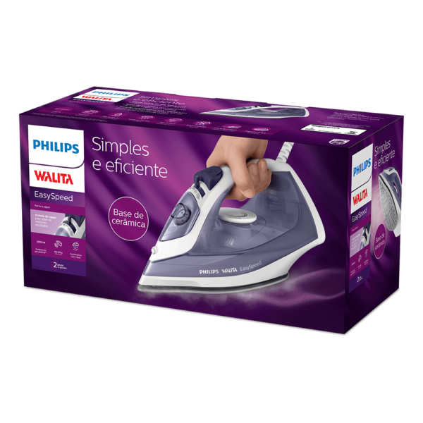Ferro a Vapor EasySpeed Philips Walita Roxo 2000W - GC1752 - Image 6