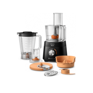 Multiprocessador PowerChop 1000 Philips Walita Preto 1000W + 6 acessórios inclusos - HR7304