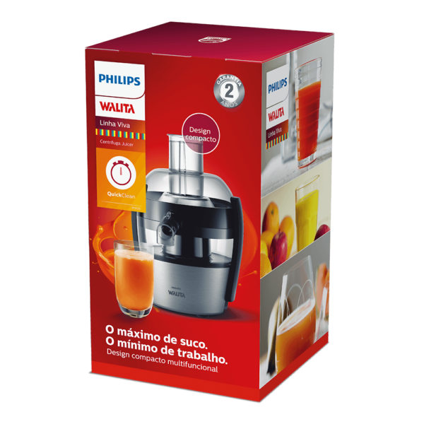 Centrífuga Juicer Philips Walita Inox 500W - RI1836 - Image 5