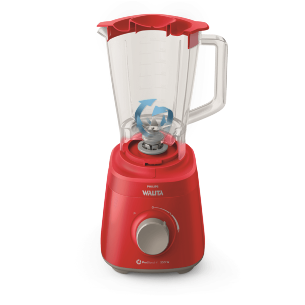 Liquidificador Daily Philips Walita Vermelho 550W - RI2110 - Image 3