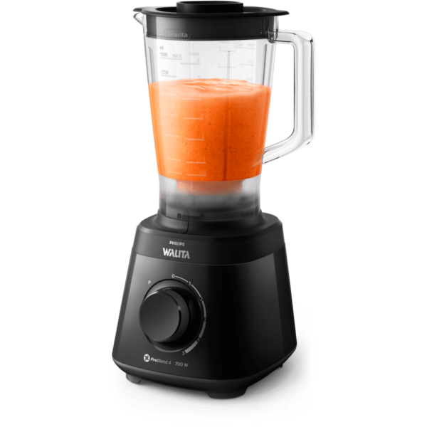 Liquidificador Daily Turbo Jarra Inquebrável Philips Walita Preto 700W - RI2113 - Image 4