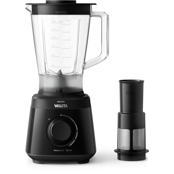 Liquidificador Daily Turbo Jarra Inquebrável Philips Walita Preto 700W - RI2113
