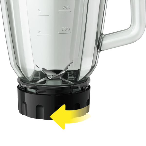 Liquidificador Série 5000 Jarra Vidro Philips Walita Preto 1200W - RI2242 - Image 3
