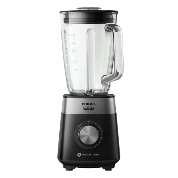 Liquidificador Série 5000 Jarra Vidro Philips Walita Preto 1200W - RI2242