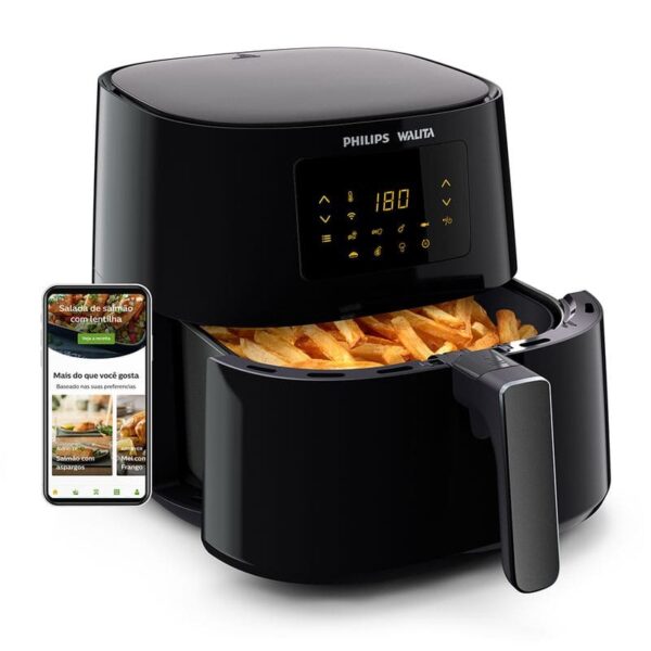 Fritadeira Airfryer Essential XL Conectada Philips Walita Preta 2000W - RI9280 - Image 3